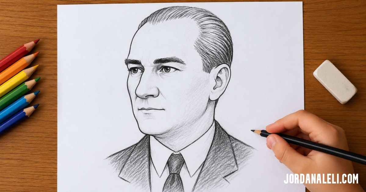 Atatürk Çizimi Kolay 1 Sınıf (2026): Easy Atatürk Drawing for 1st Grade Students – Step-by-Step Guide